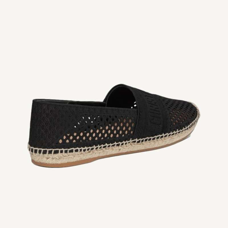 Christian Dior Granville Espadrilles Women Mesh Black